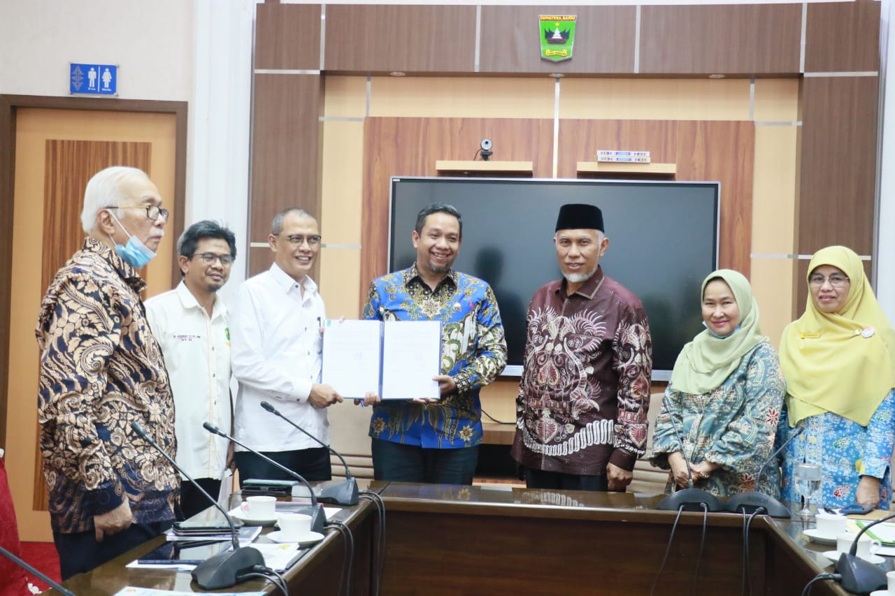 Gubernur Sumatra Barat Sambut Baik Kerjasama Pendirian Pusat Percepatan Indonesia Bersih