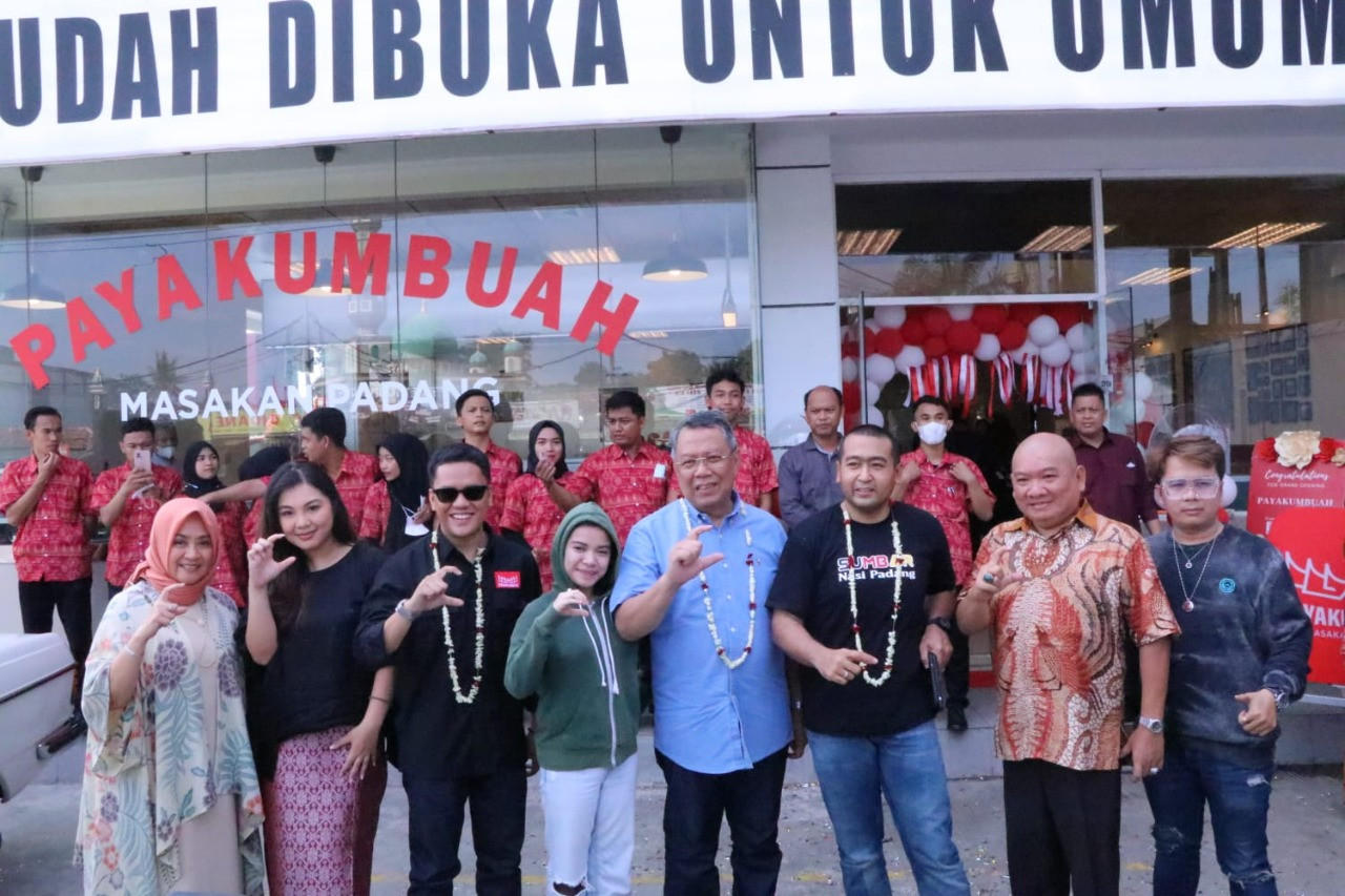 RM Payakumbuh Milk Arief Muhammad di Resmikan Wagub Audy